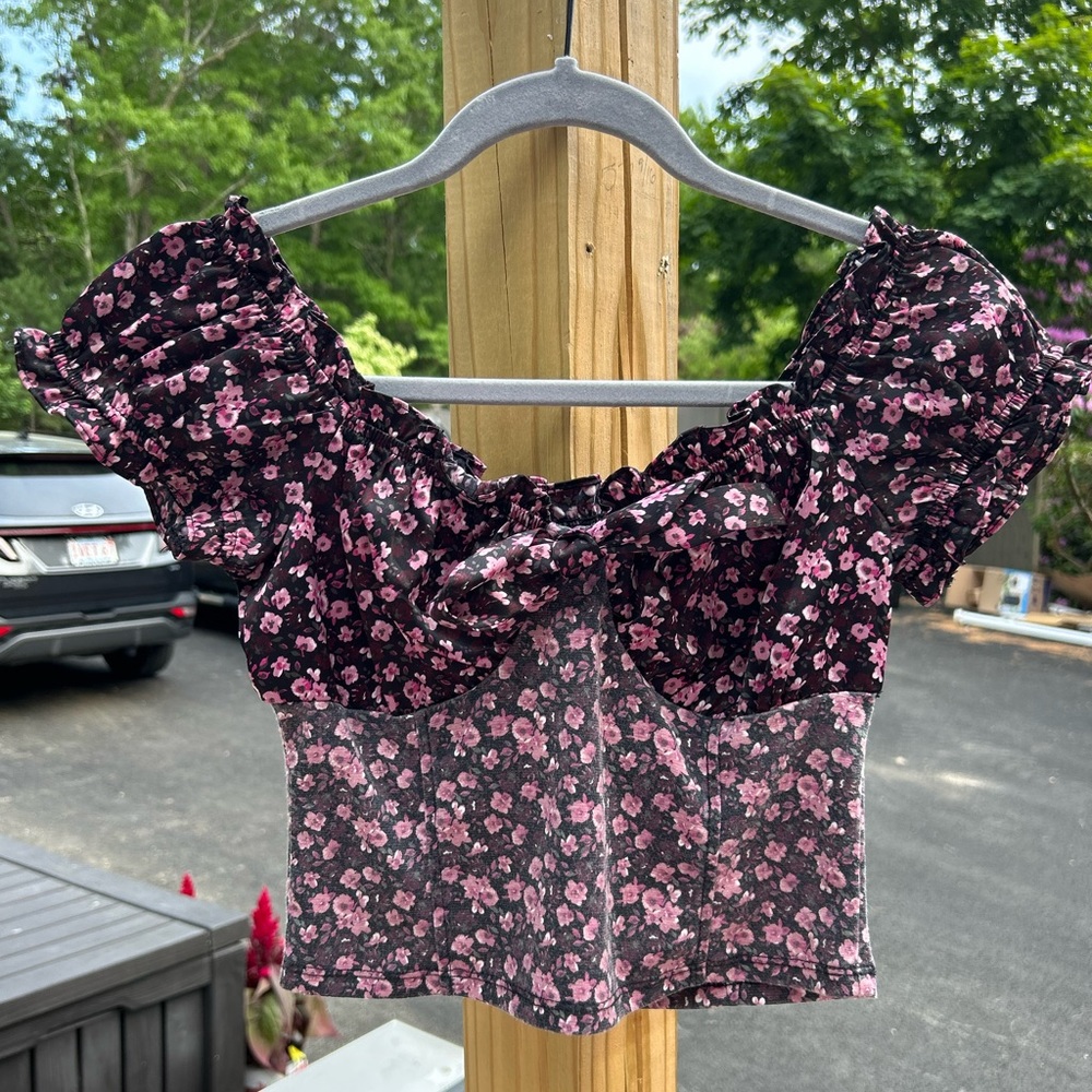 Floral Crop Top